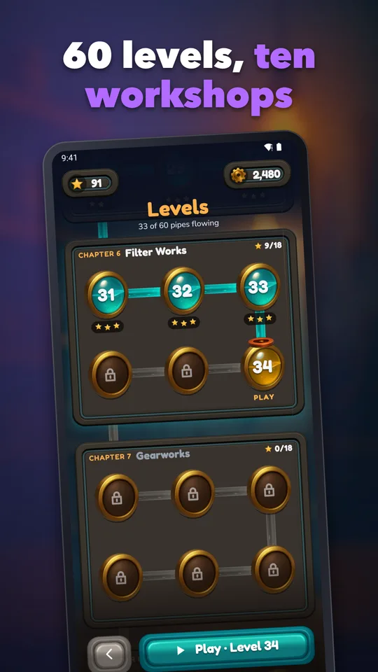Pipe Puzzle: Flow Forge screenshot 1